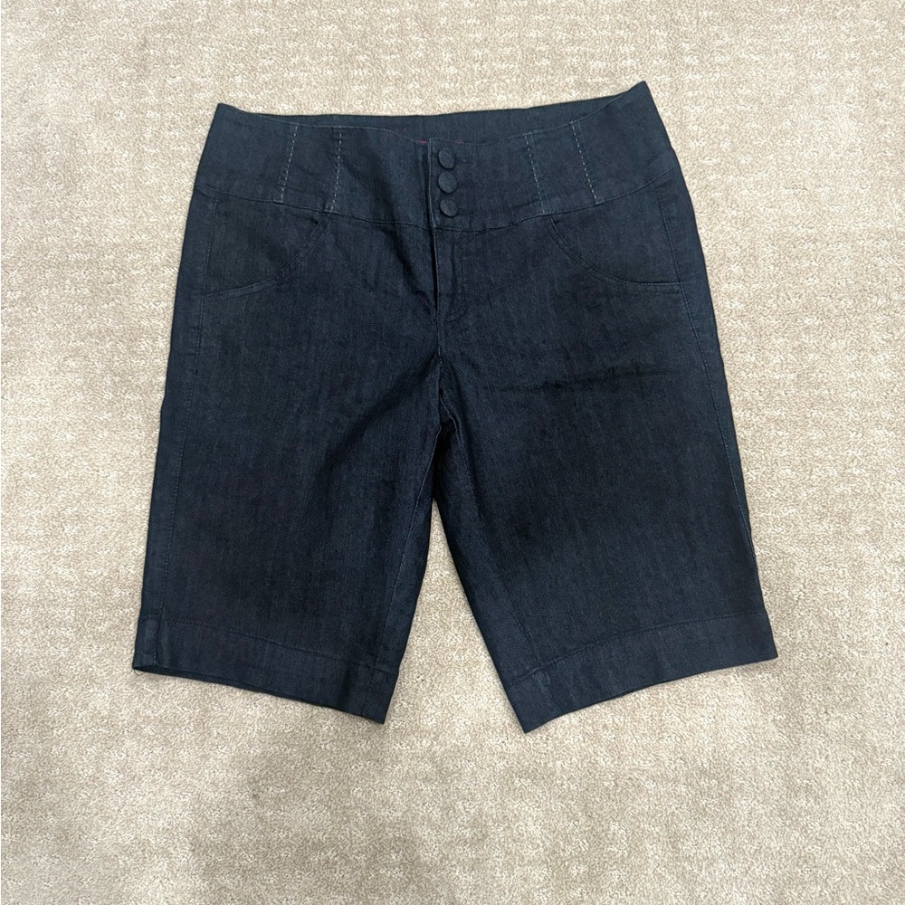 Women's Blue Denim Shorts